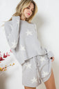 Sofie Long Sleeve Star Print Top and Short Set