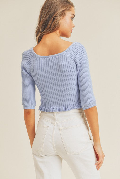 Charlotte Rib Knit Top