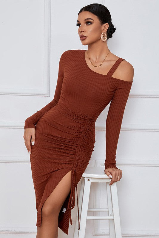 Paige Cinched Waisted Midi Dress