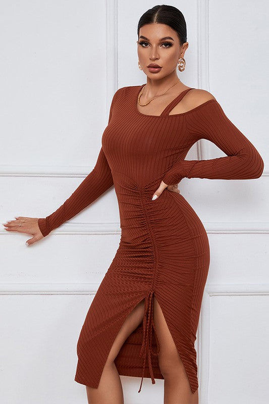 Paige Cinched Waisted Midi Dress