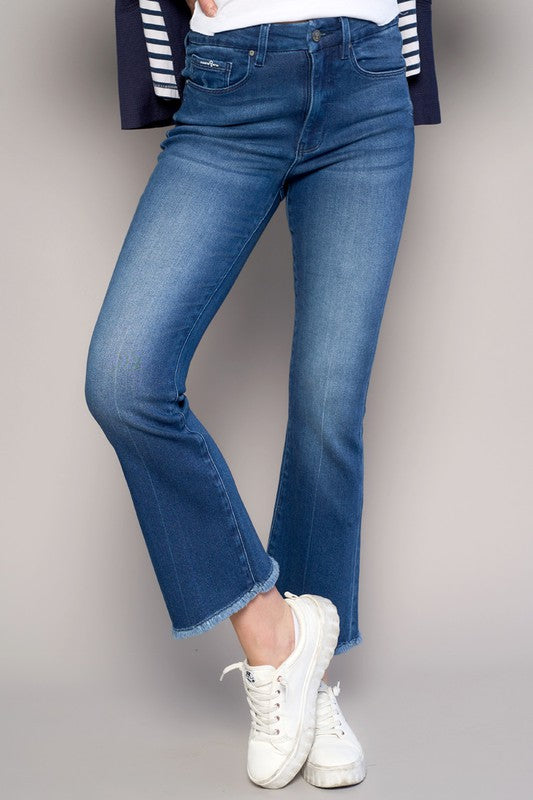 CAMILA HIGH RISE CROP BOOT JEANS