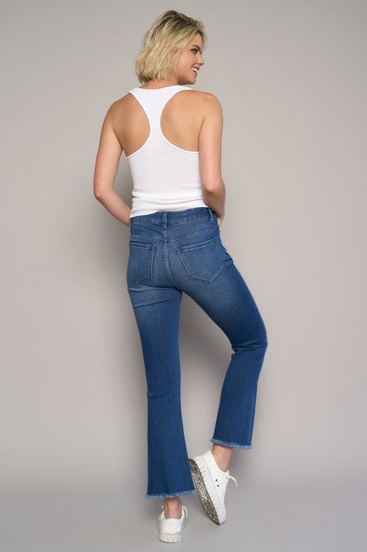 CAMILA HIGH RISE CROP BOOT JEANS