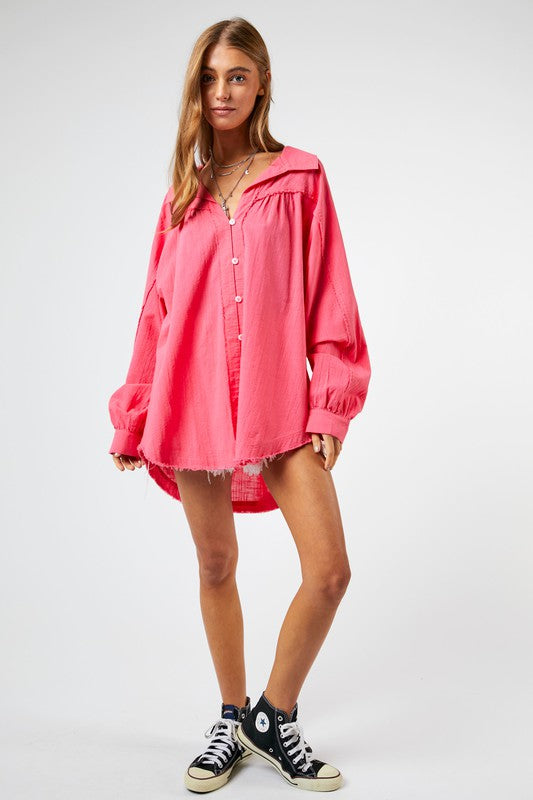 Stella Button Down Relaxed Fit Shirt