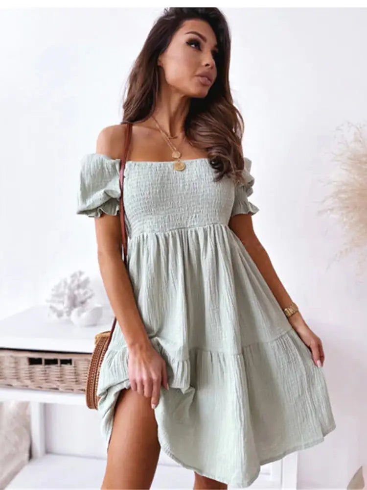 Ruched Summer Dress