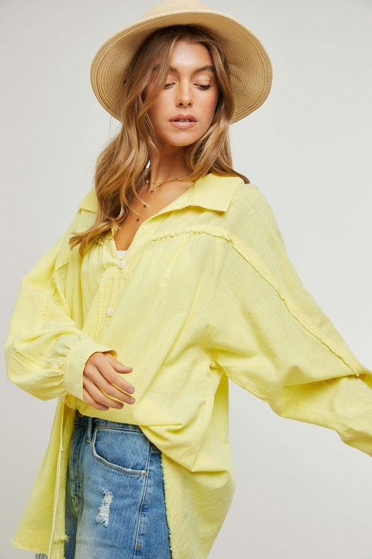 Stella Button Down Relaxed Fit Shirt