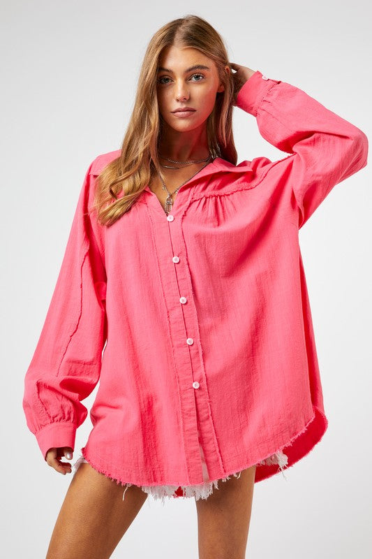 Stella Button Down Relaxed Fit Shirt