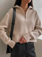 Turtleneck Zipper Sweater