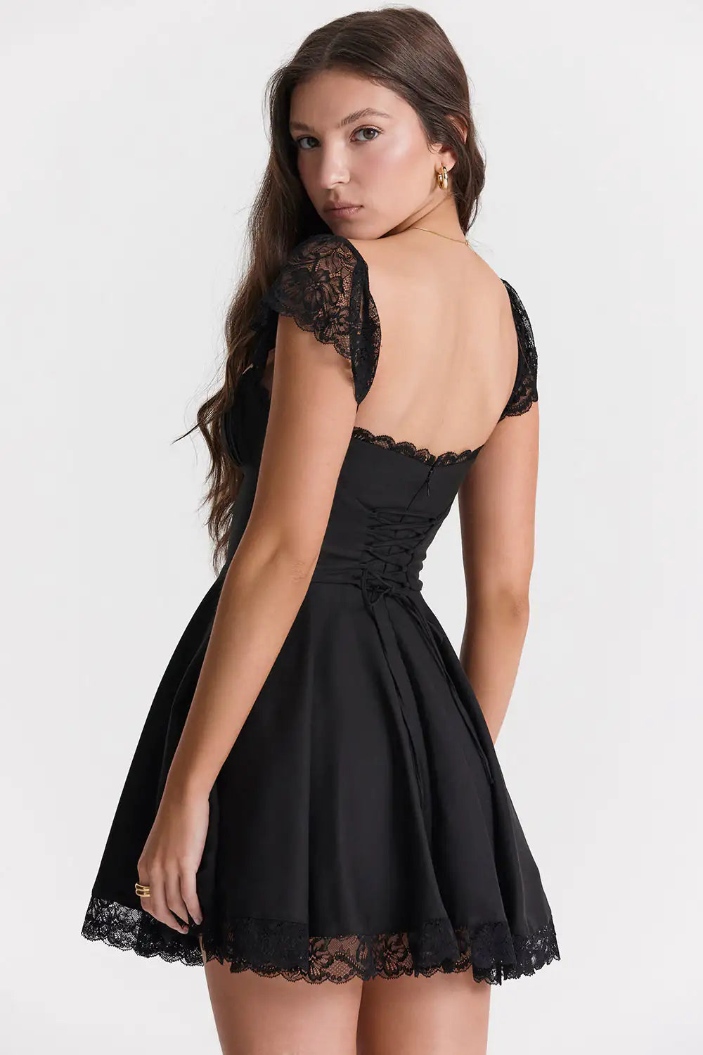 Lace- Up Dress