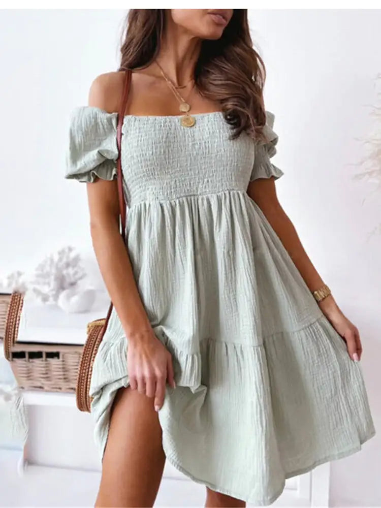 Ruched Summer Dress